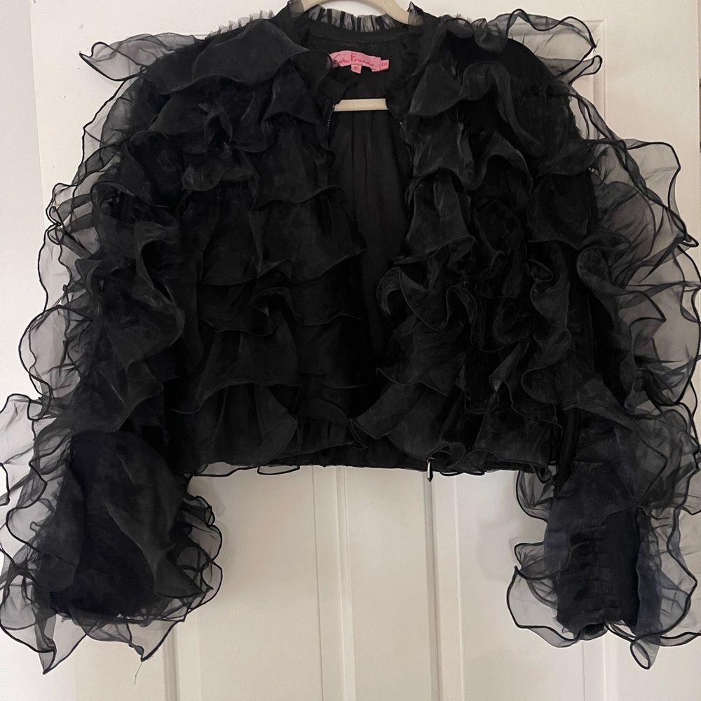 Anthropologie Eva Franco Ruffle Bombersz 4P